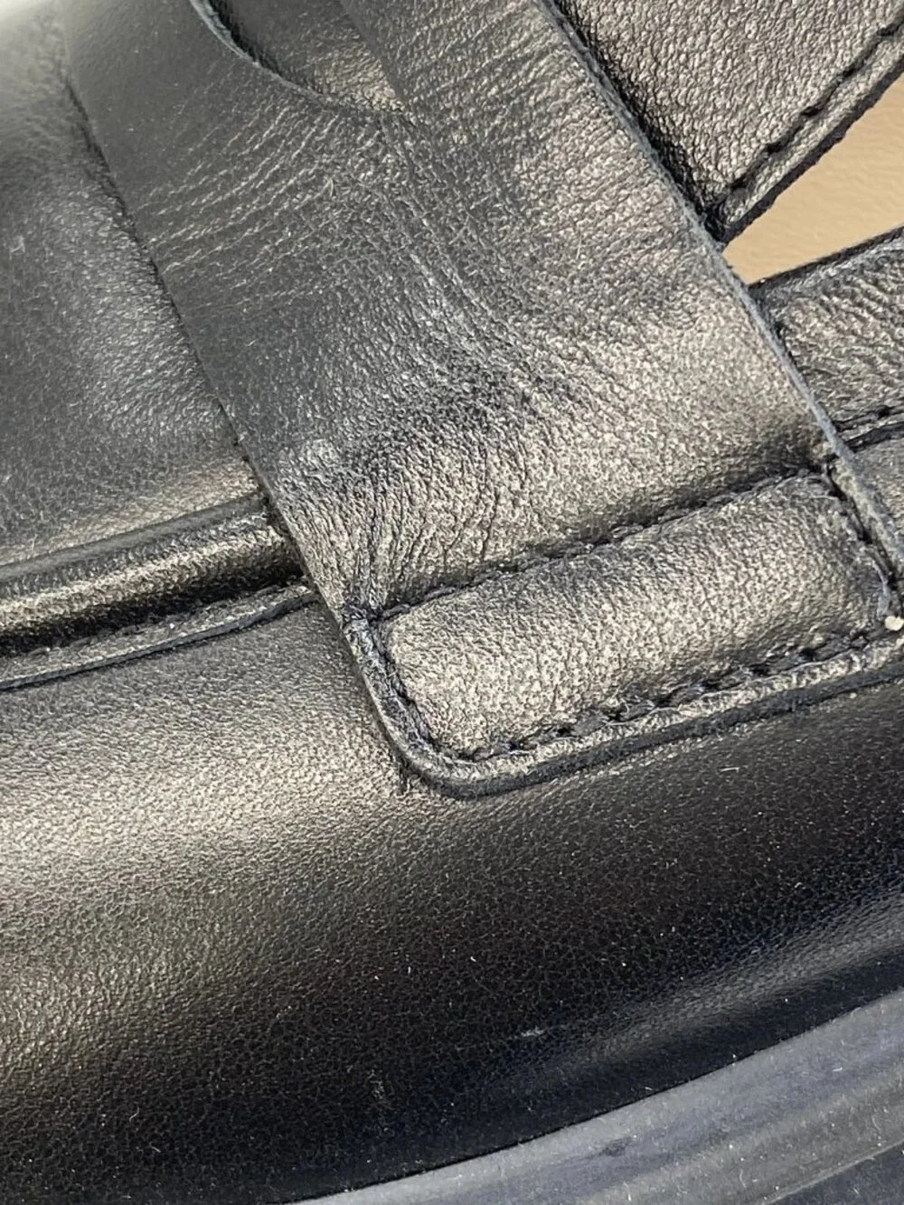 Stuart Weitzman Soho Loafer Women's Size 7.5 Black Leather Platform
